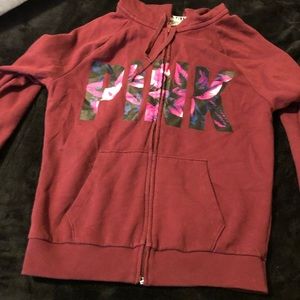 Pink hoodie